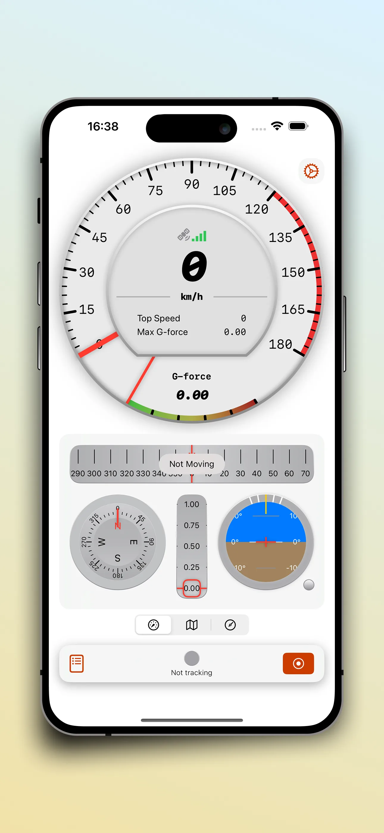 SpeedX – Speedometer, Altimeter, Barometer & Trip Recorder – Screenshot 1